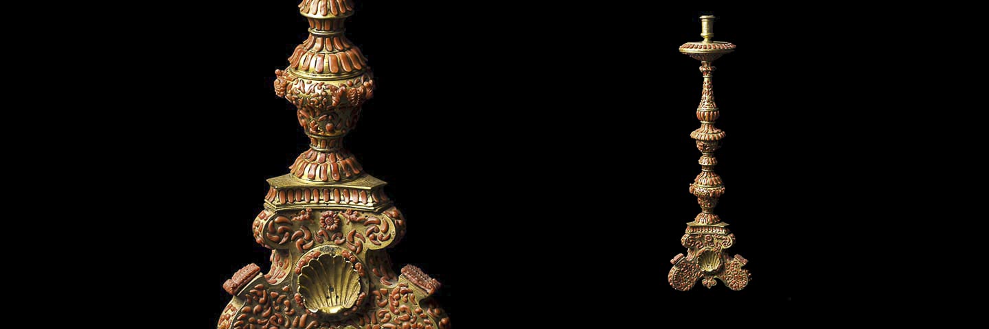 Coral candlestick from Private Collection, Baroque Art, 17th Century