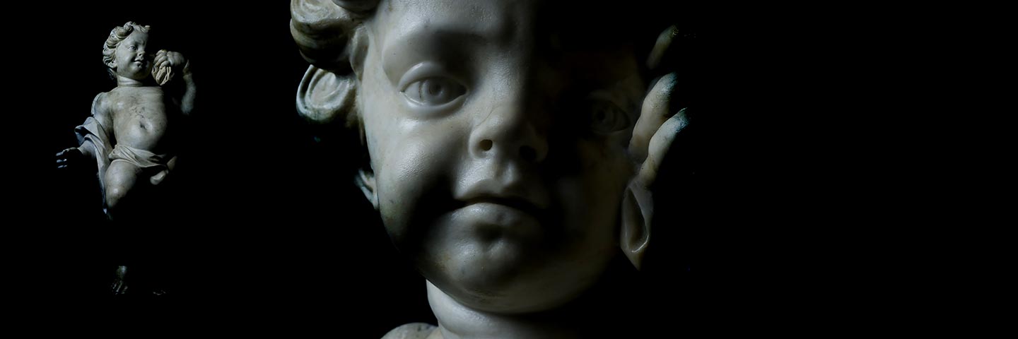 Cherub from Private Collection, Baroque Art, 18th Century