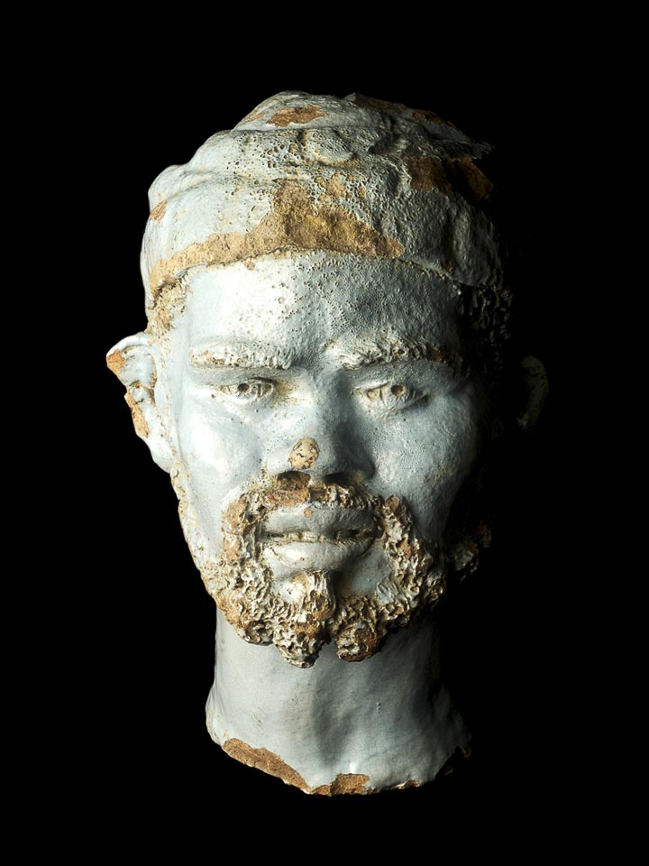 Moor’s head known as Testa di Moro from Private Collection, Medieval Art, 11th Century
