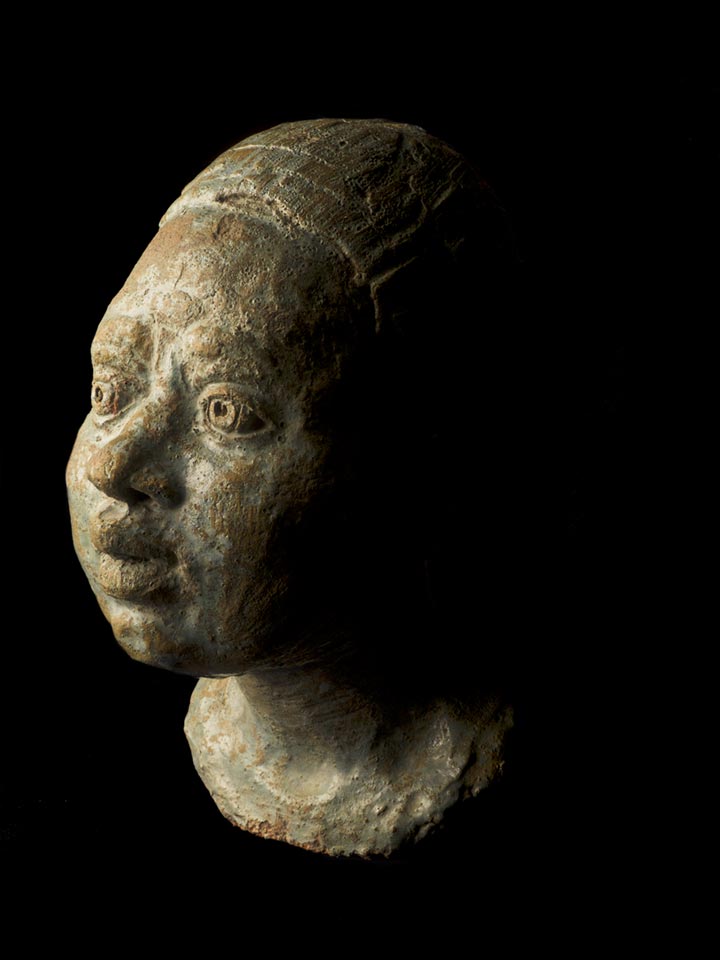 African Woman from Private Collection, Medieval Art, 11th Century