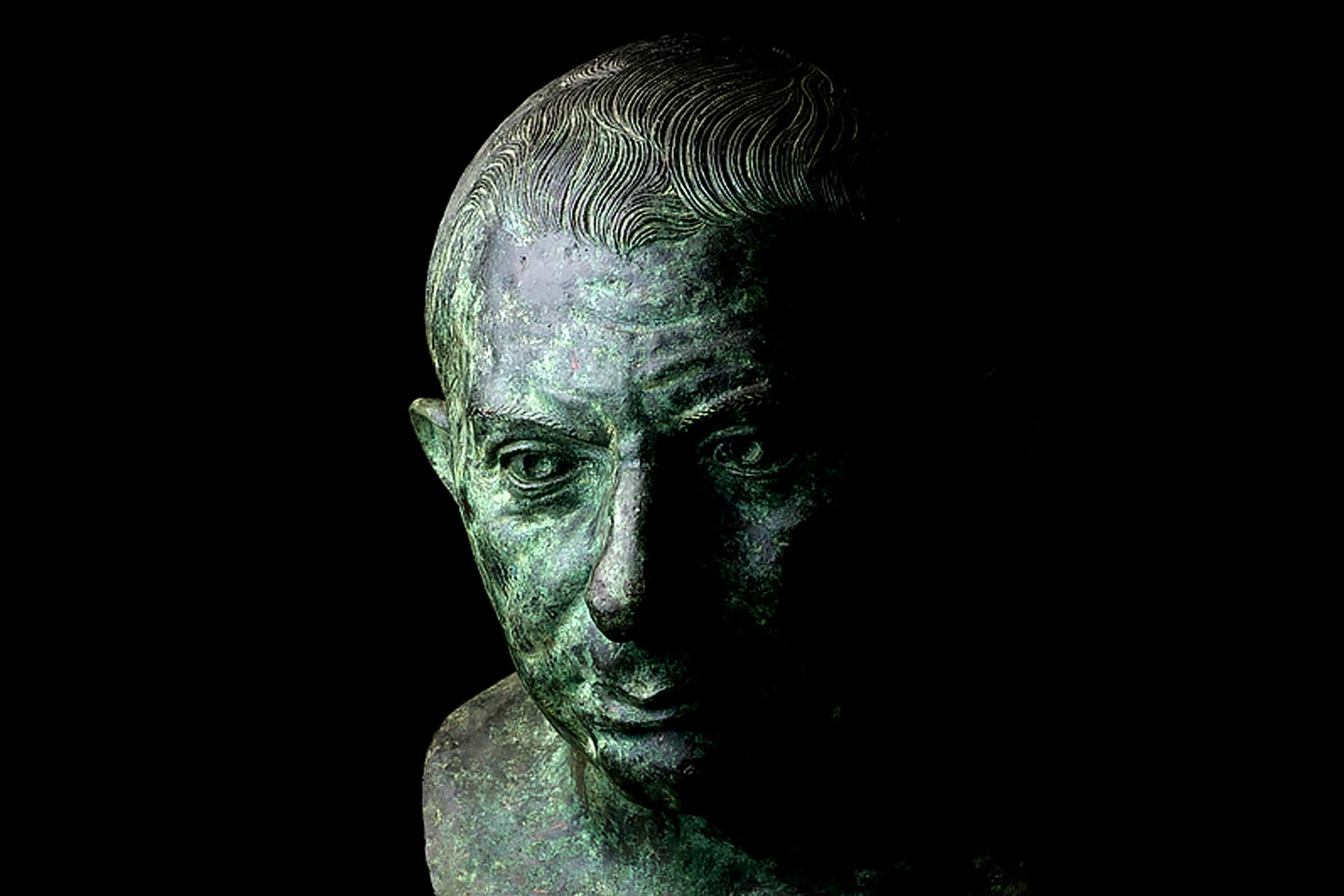 Portrait of Lucius Caecilius Iucundus from Private Collection, Neoclassical Art, 19th Century