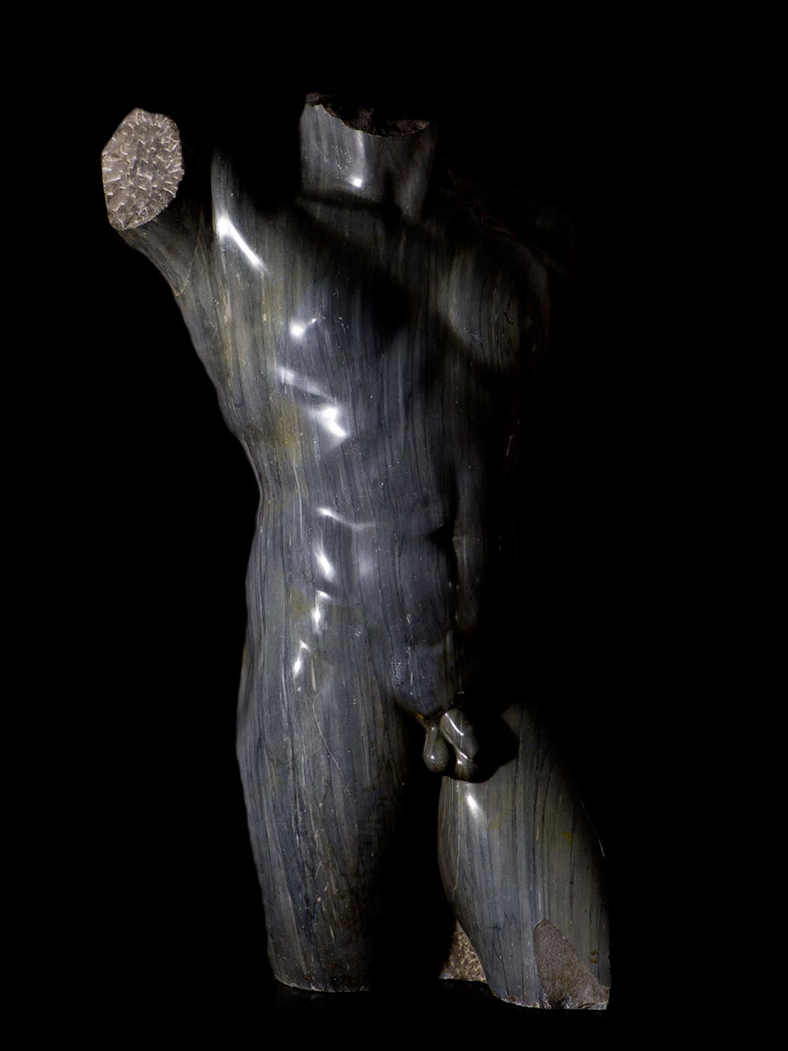 Nude male figure from Private Collection, Modern Art, 20th Century